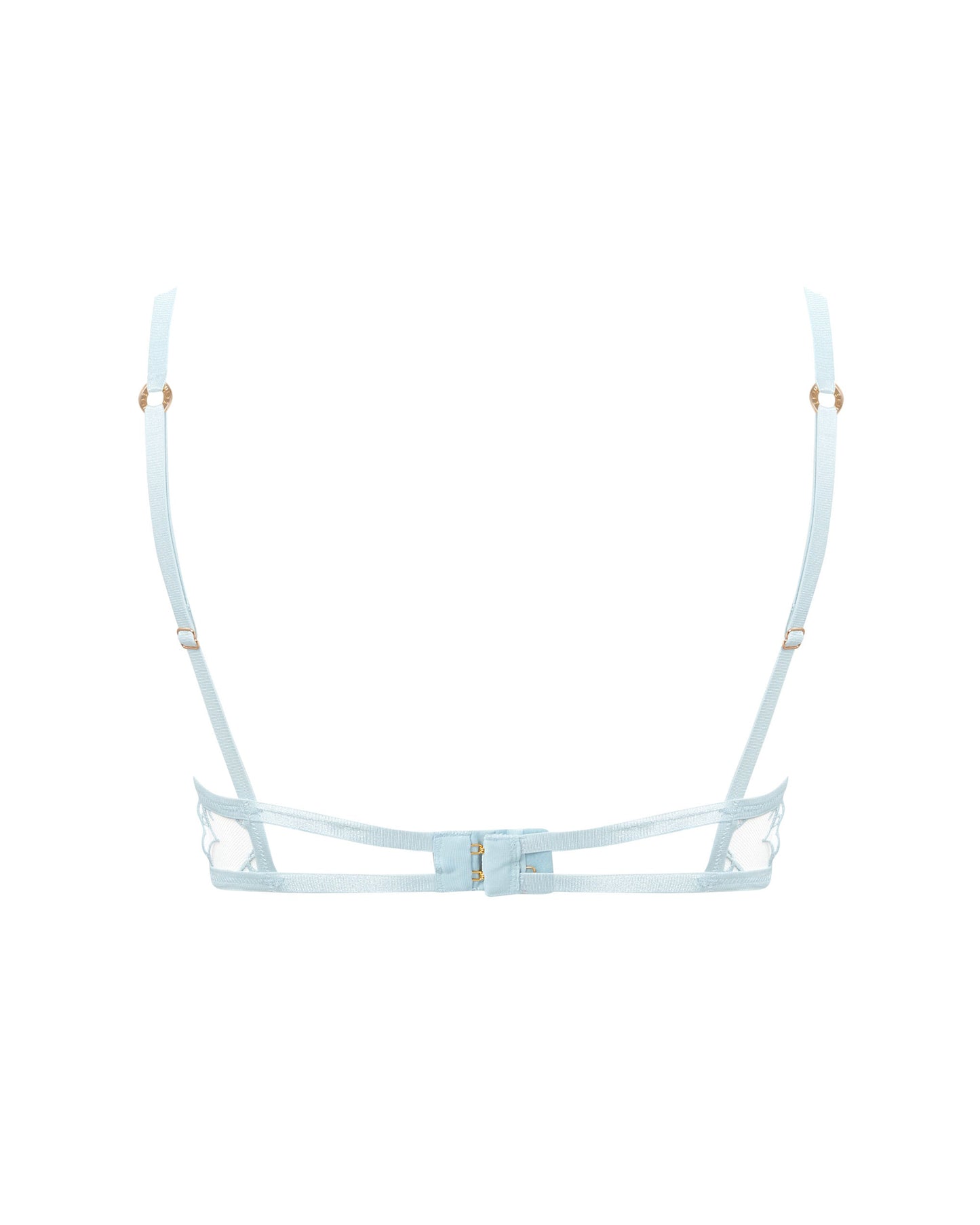  Valentina Heart Balcony Bra Ice Water Blue