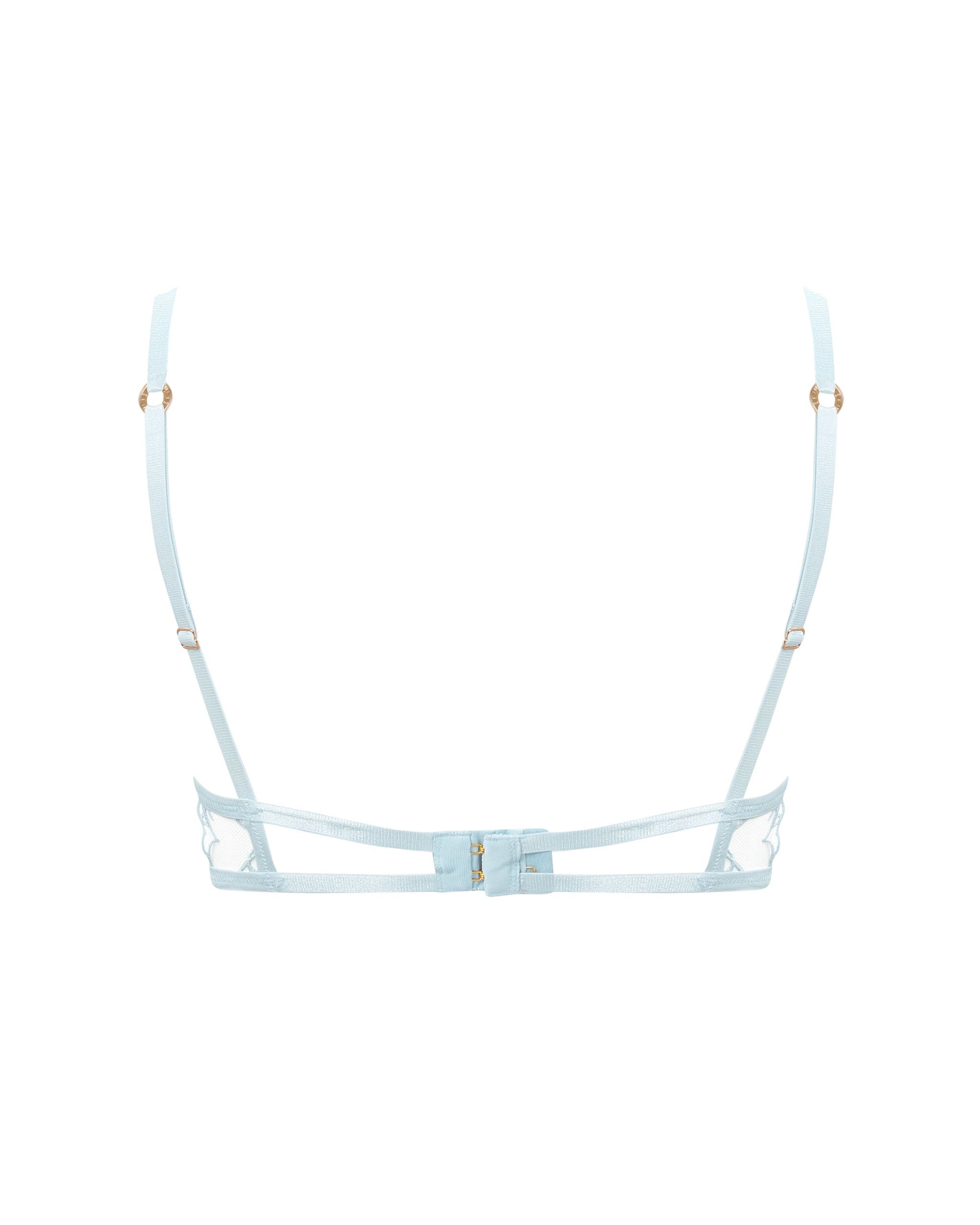  Valentina Heart Balcony Bra Ice Water Blue
