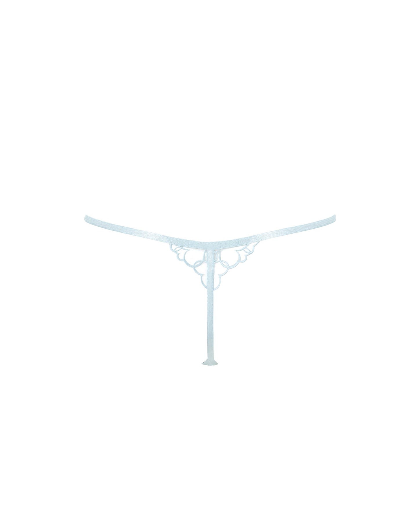  Valentina Heart Thong Ice Water Blue