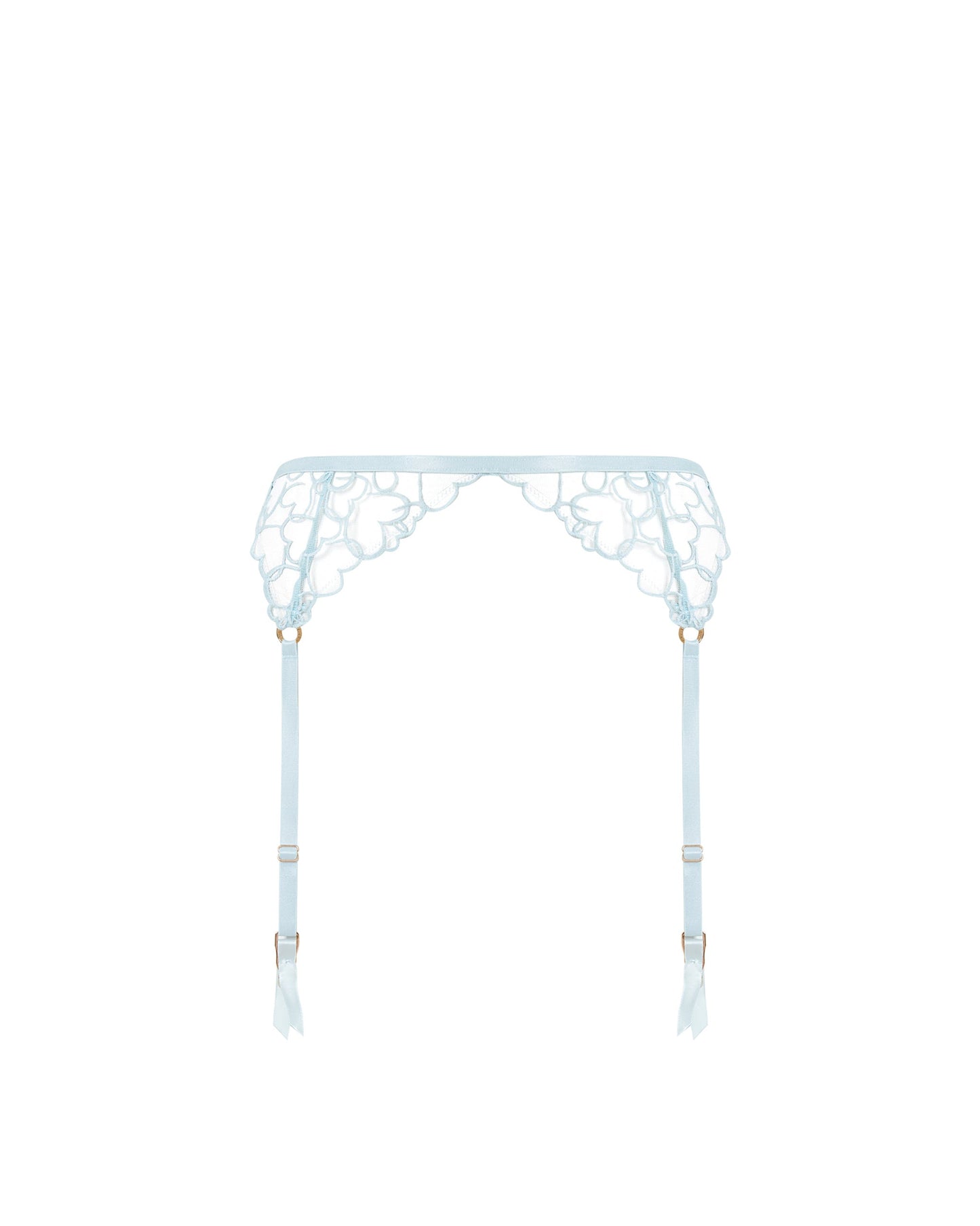  Valentina Garter Belt Ice Water Blue
