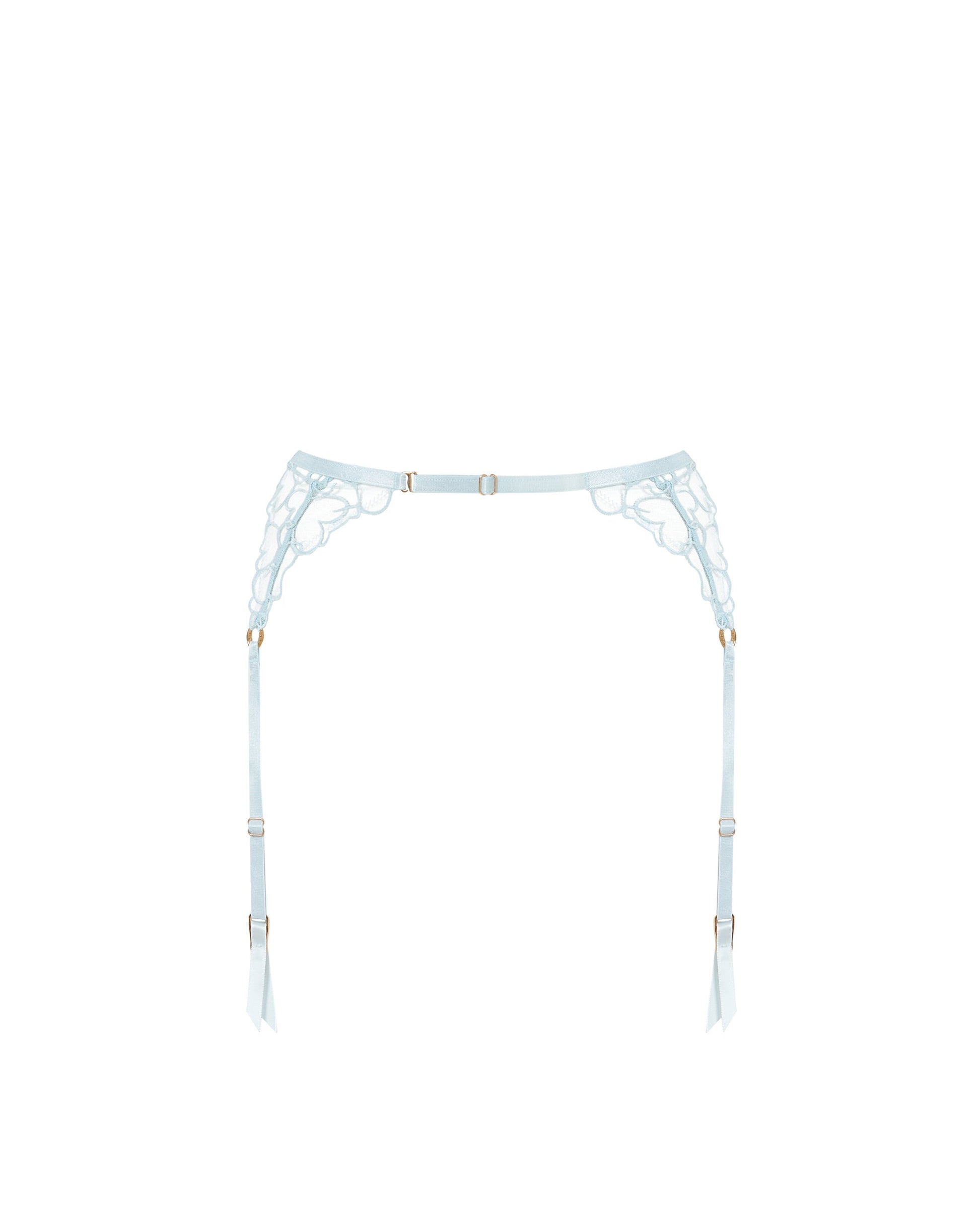  Valentina Garter Belt Ice Water Blue