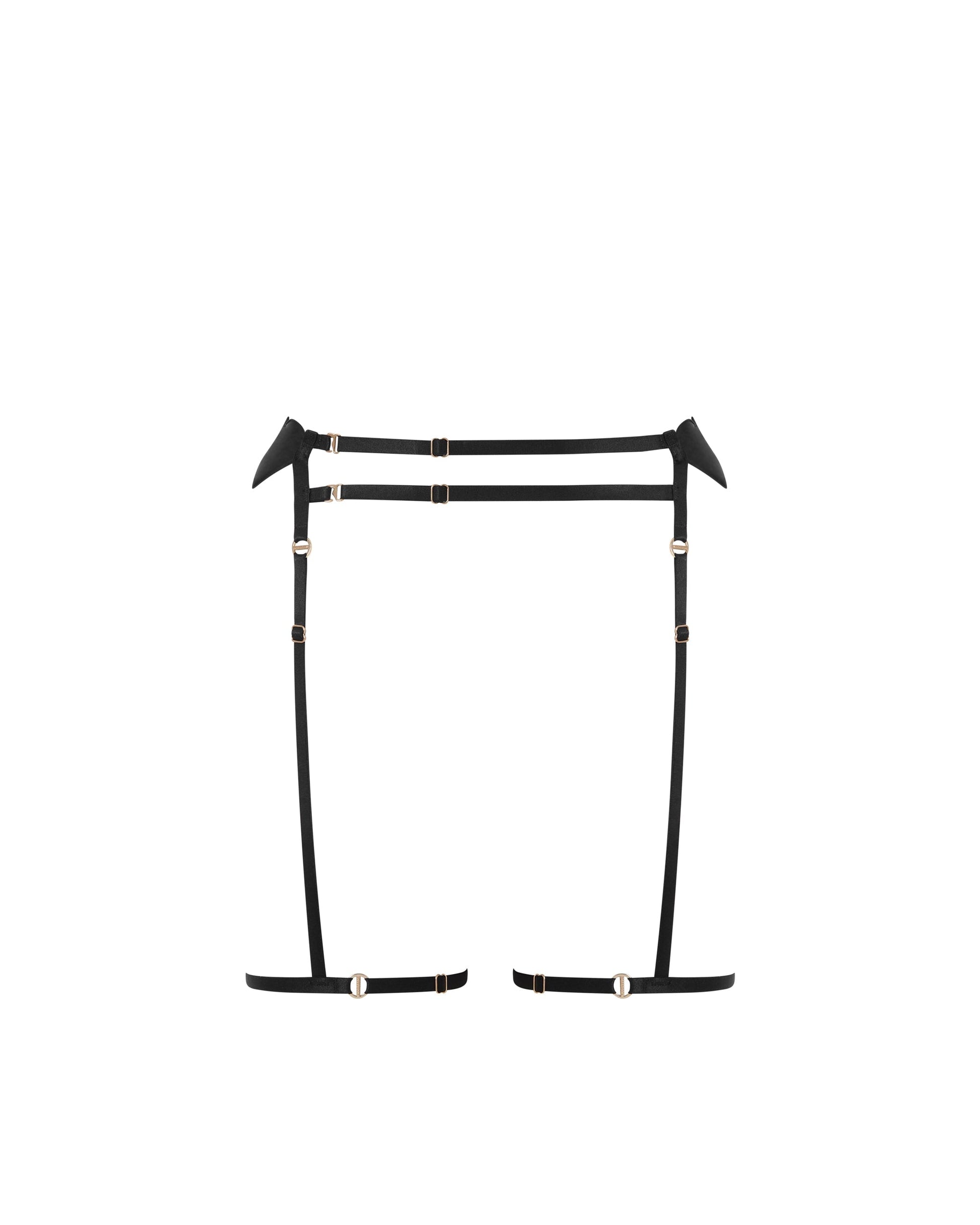  Gia Thigh Harness Black