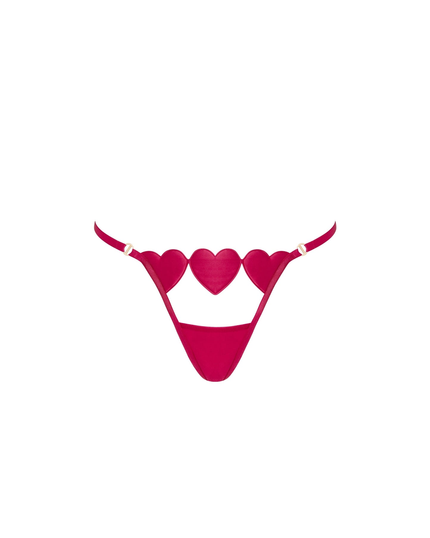  Gia Open Heart Thong Pink
