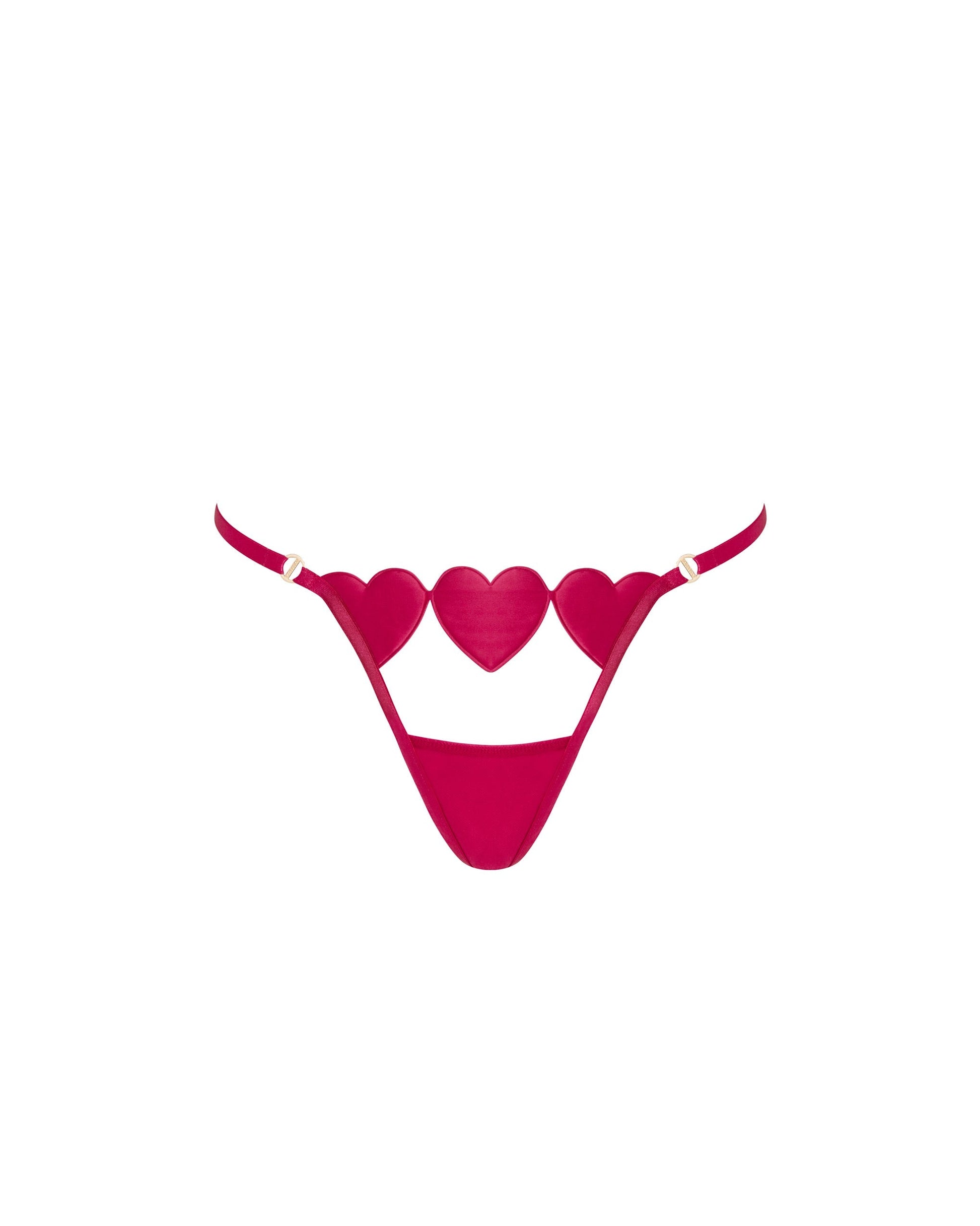  Gia Open Heart Thong Pink