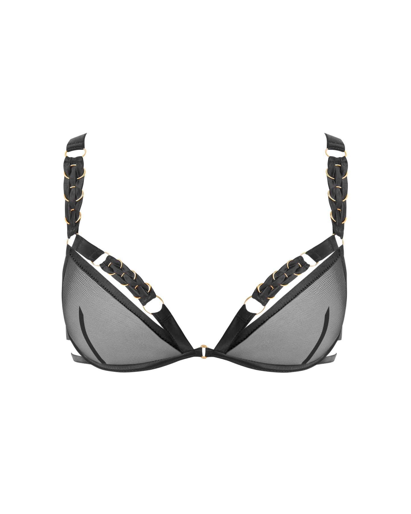  Suri Mesh Bra Black