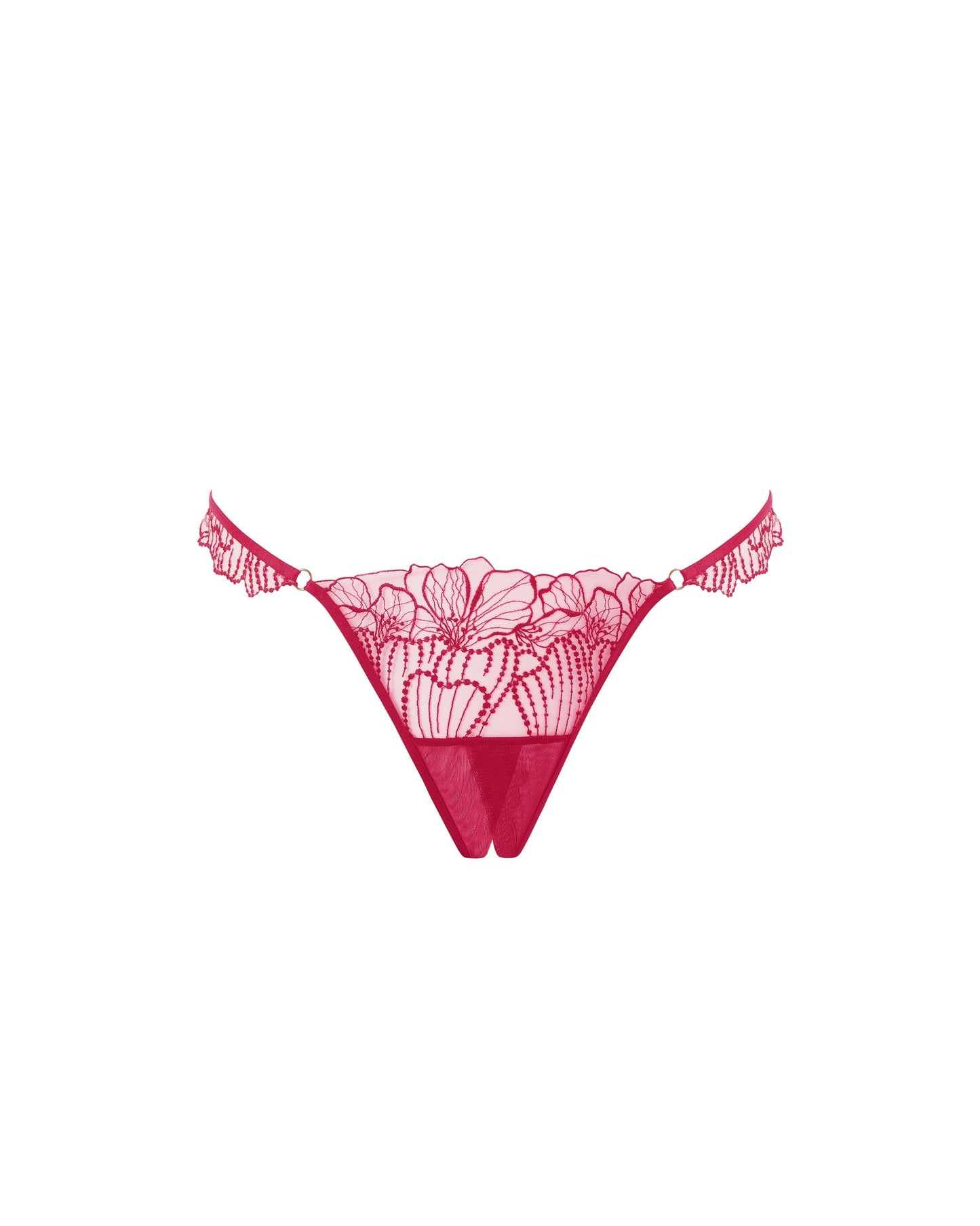  Amarosa Open Embroidered Panties Pink