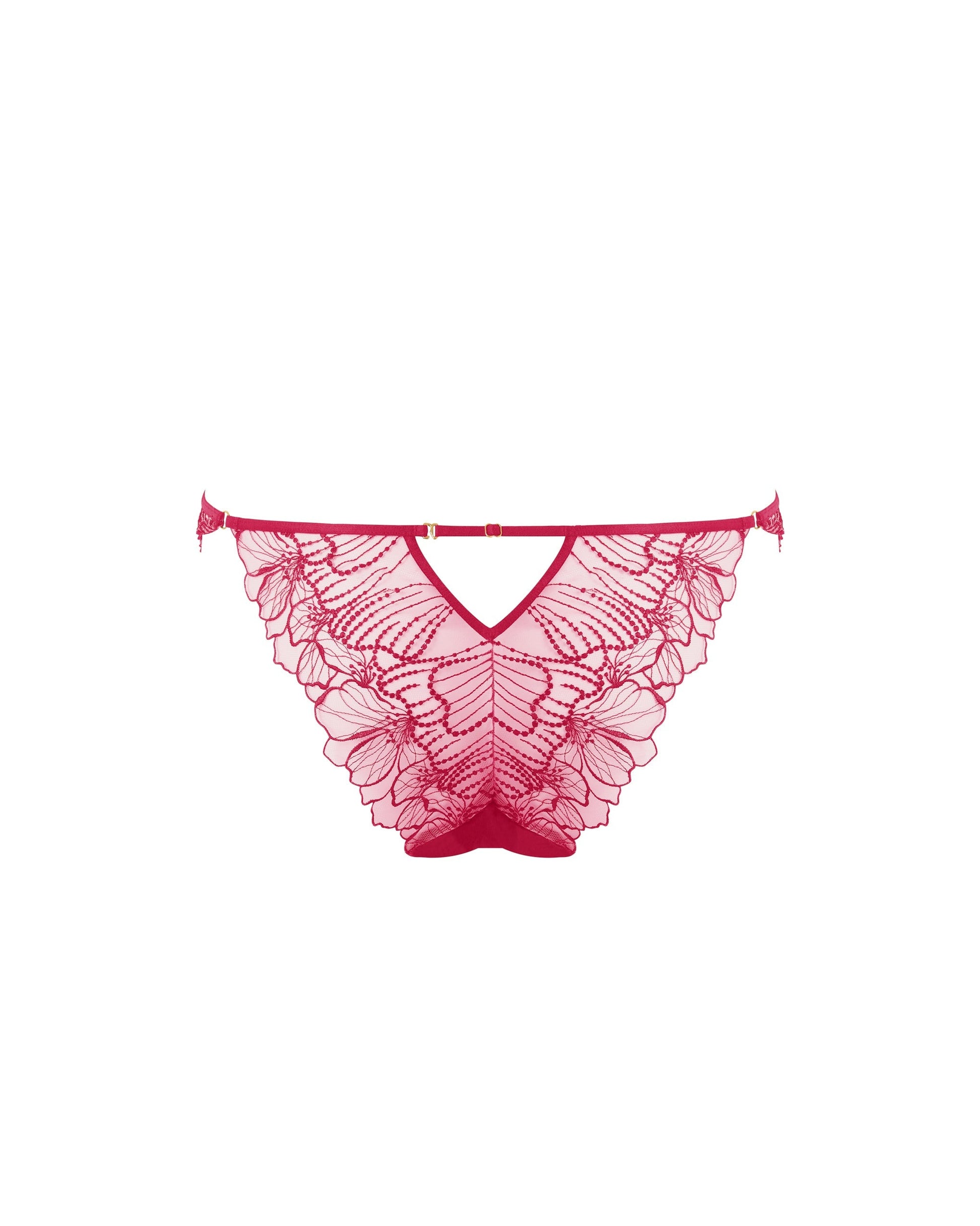  Amarosa Open Embroidered Panties Pink