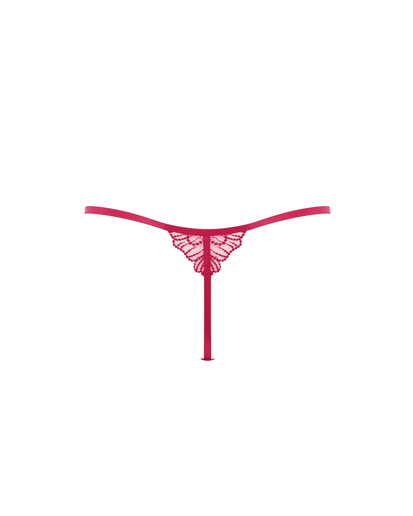  Amarosa Floral Embroidered Thong Pink
