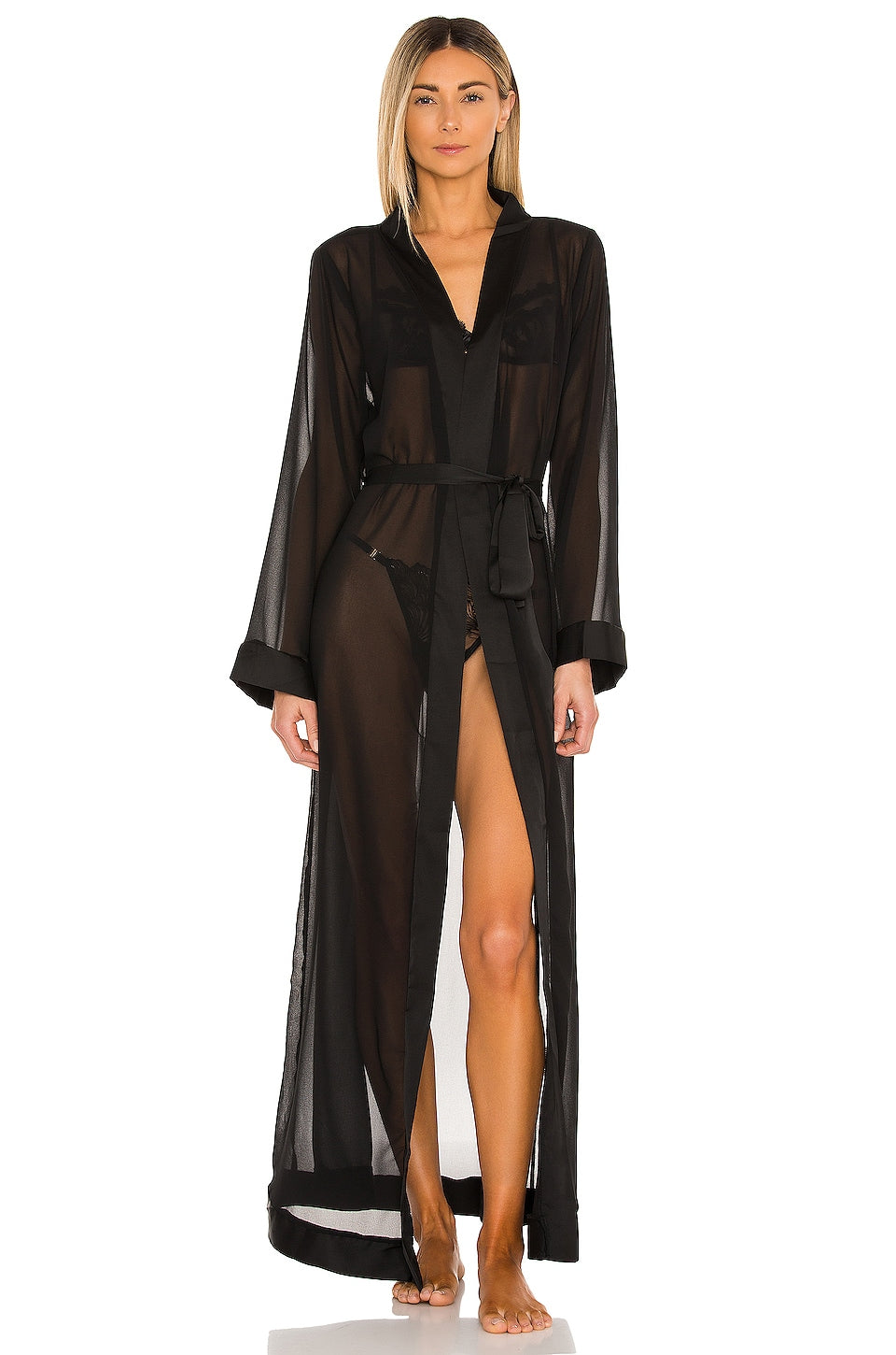 BLUEBELLA Marcella Long Kimono Black