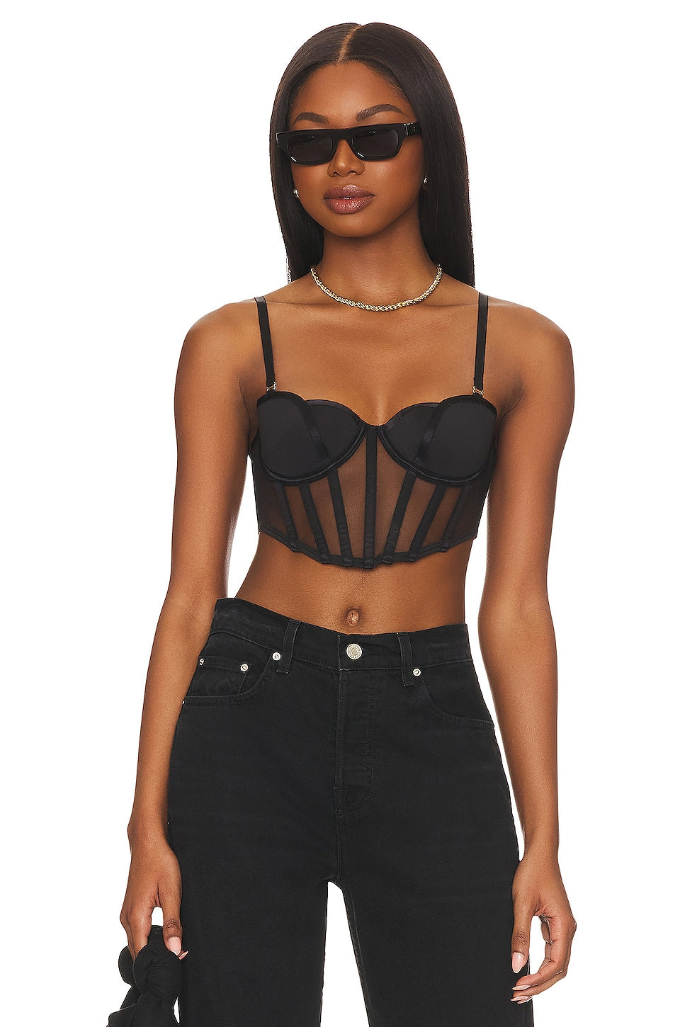 BLUEBELLA Rowan Wired Bustier Black