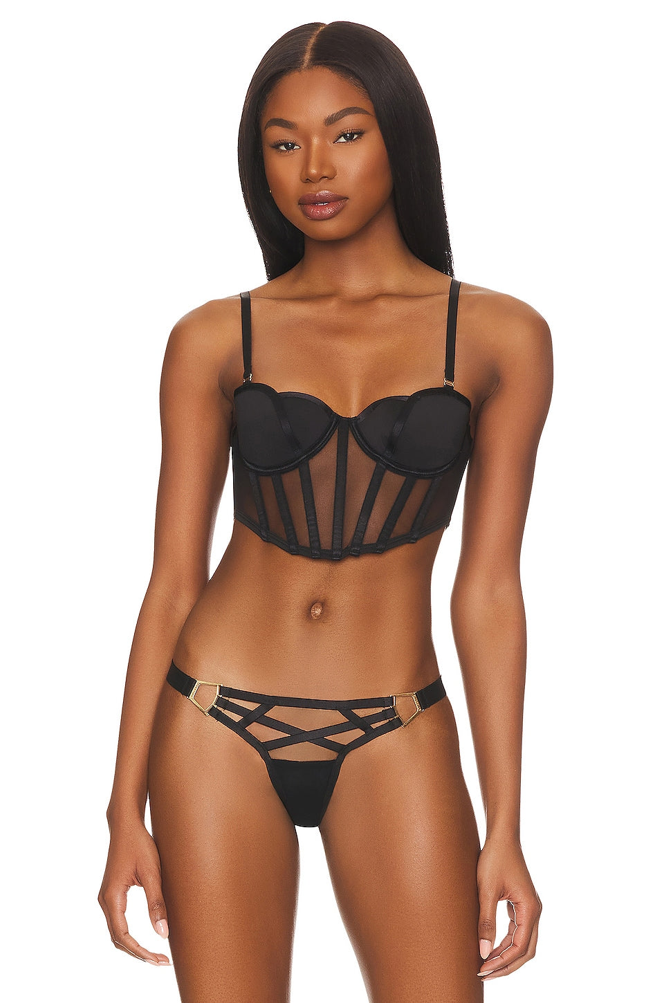 BLUEBELLA Rowan Wired Bustier Black