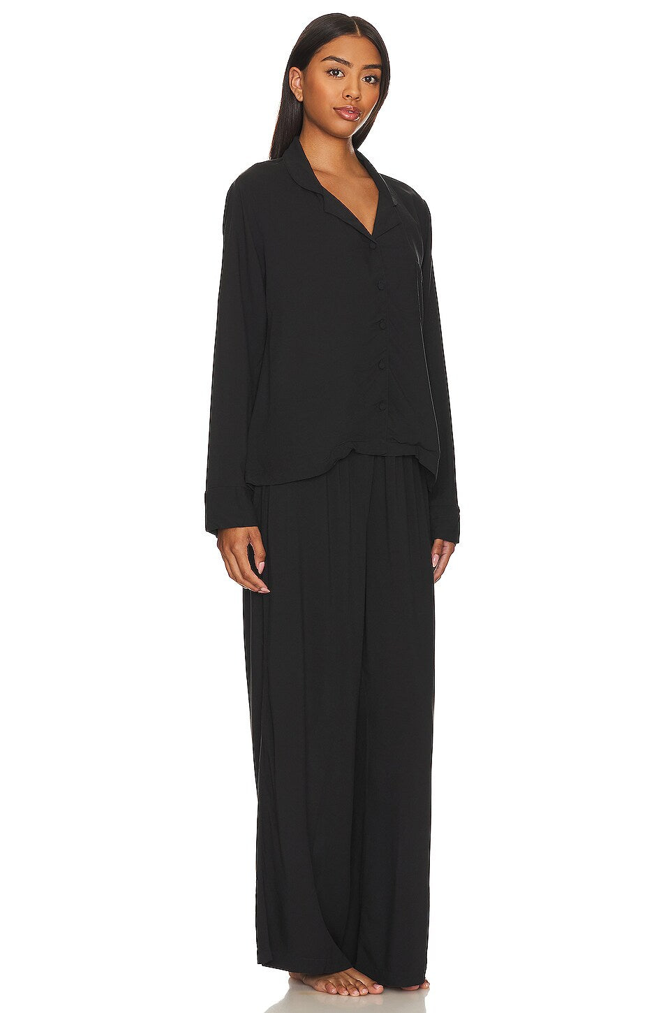 BLUEBELLA Tarcon Long Pajama Set Black