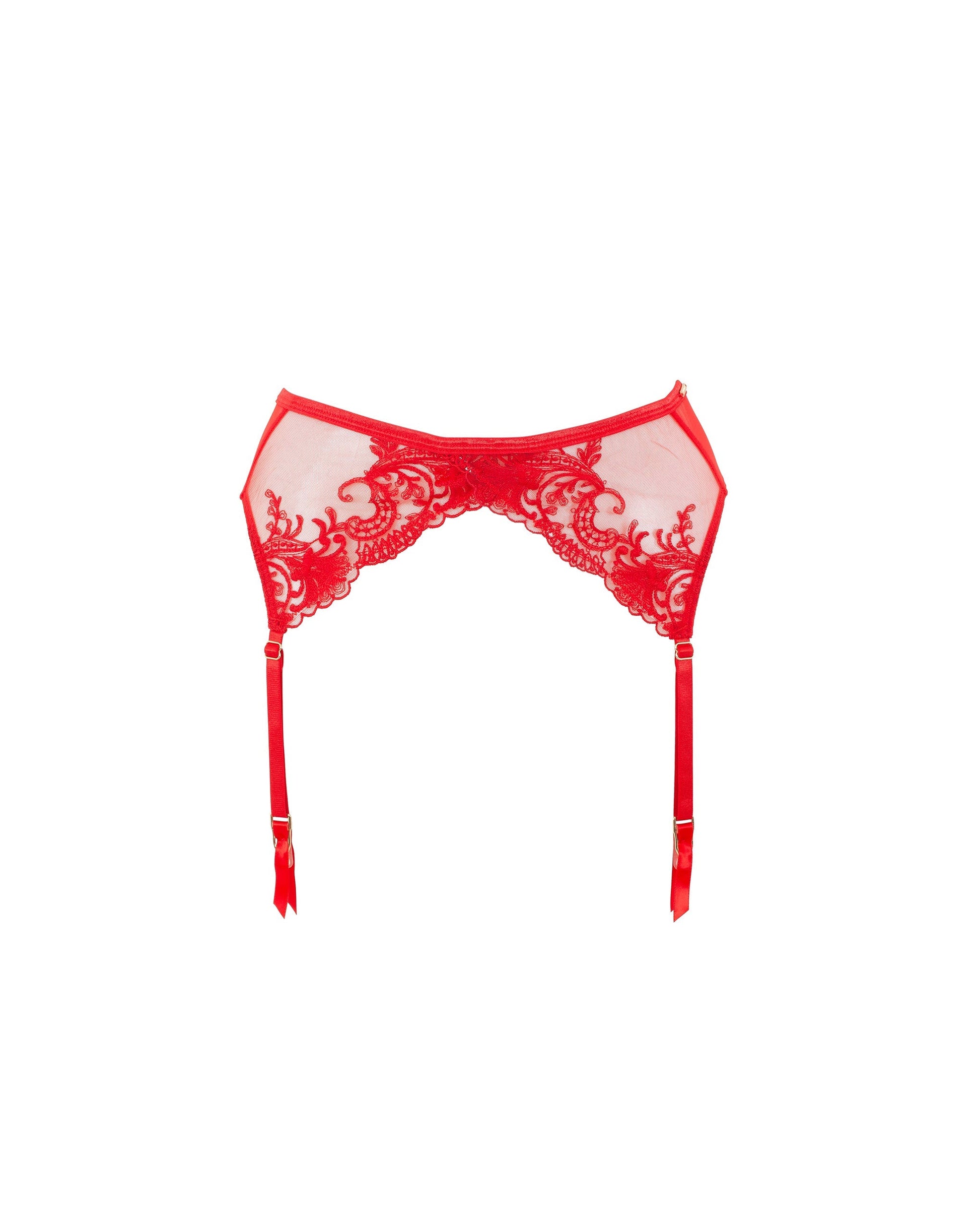  Marseille Garter Belt Red