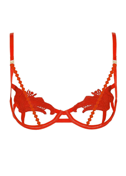 BLUEBELLA Amina (Red) Open Bra