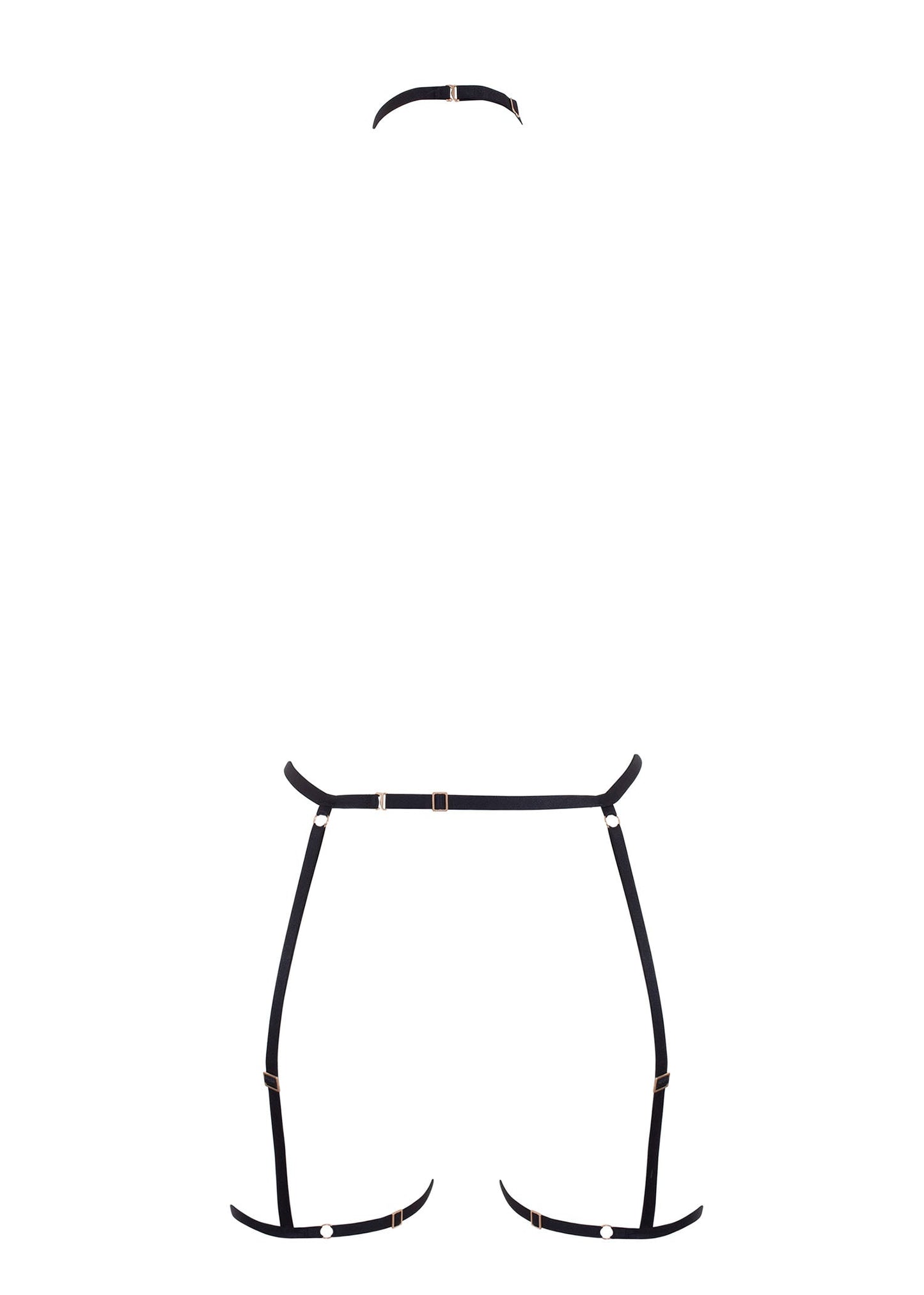 BLUEBELLA Calypso Collar Thigh Harness (Detachable)