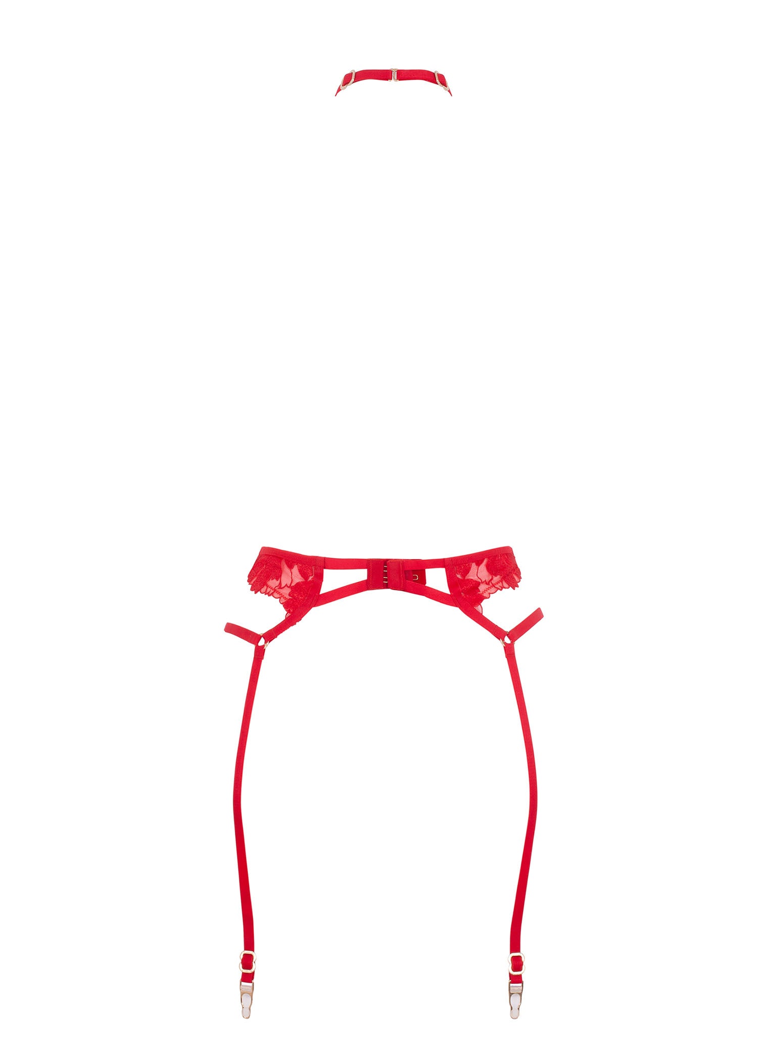 BLUEBELLA Colette Suspender Harness (Red)