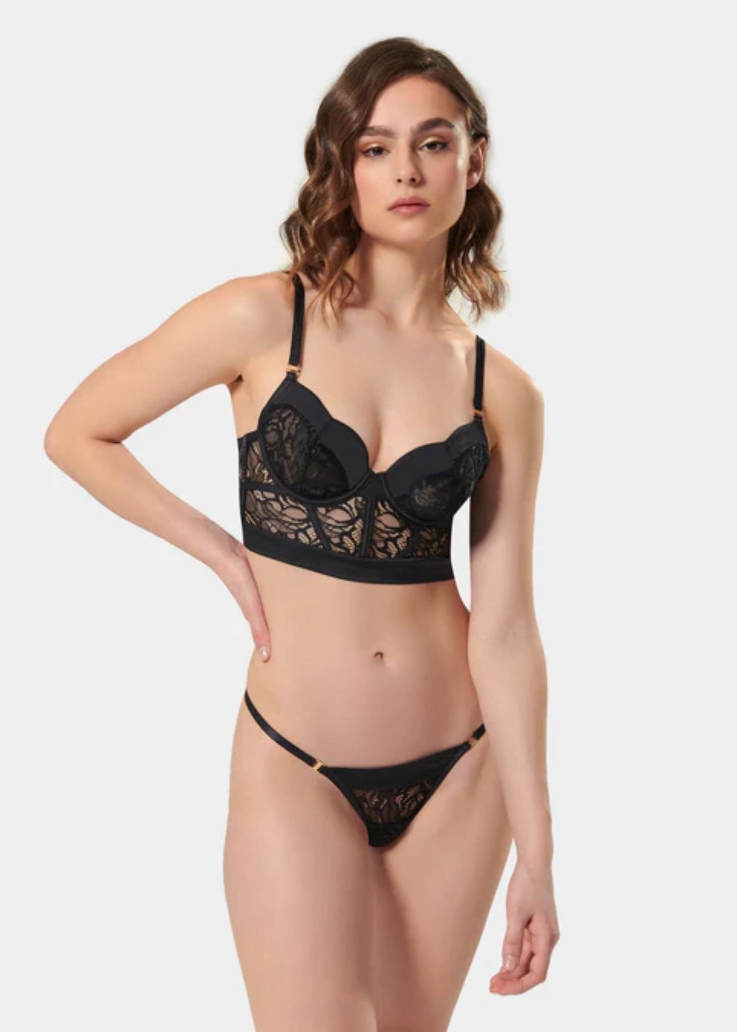 BLUEBELLA Eleanora Thong (Black)