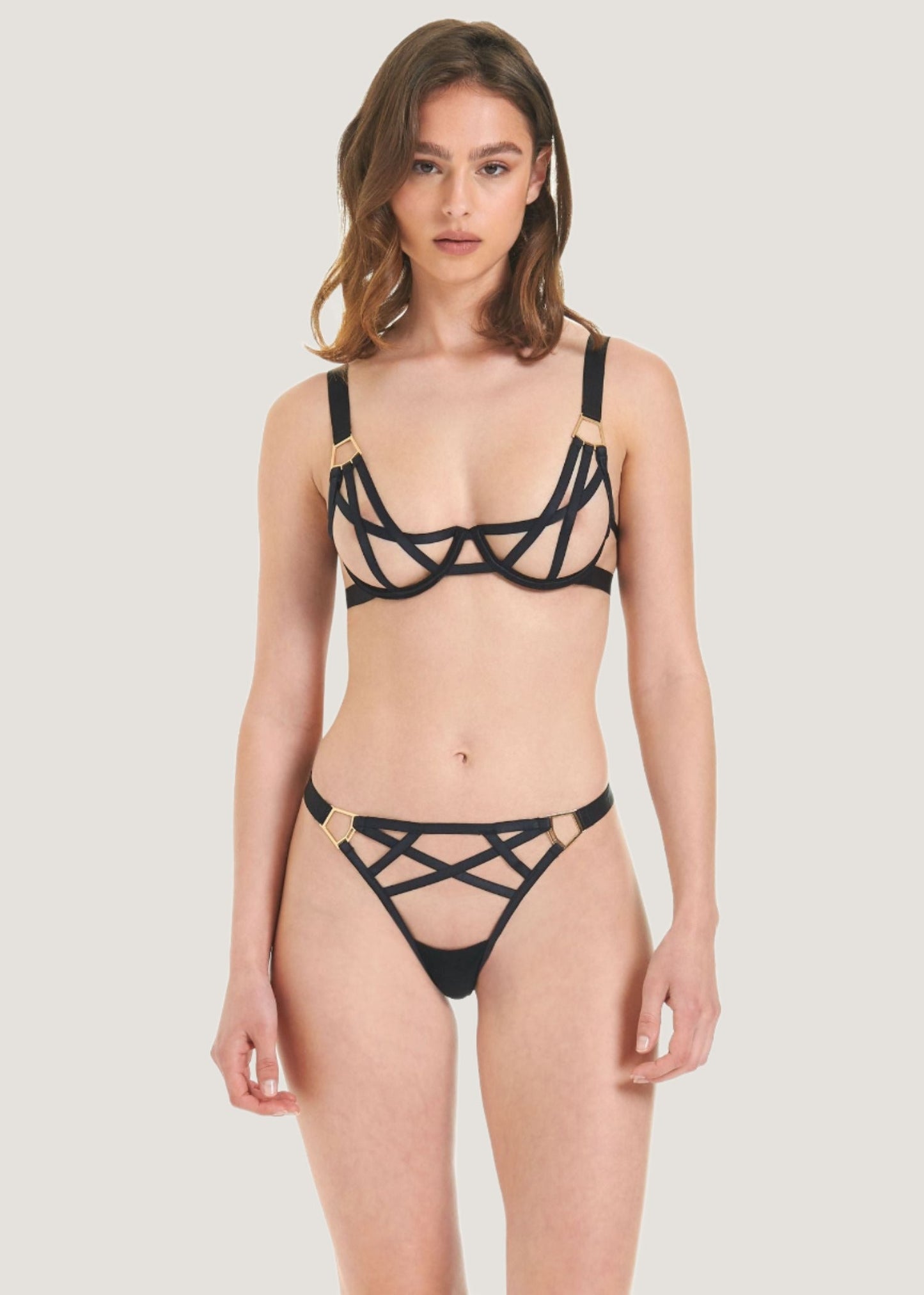 BLUEBELLA Salma Open Wired Bra (Black)
