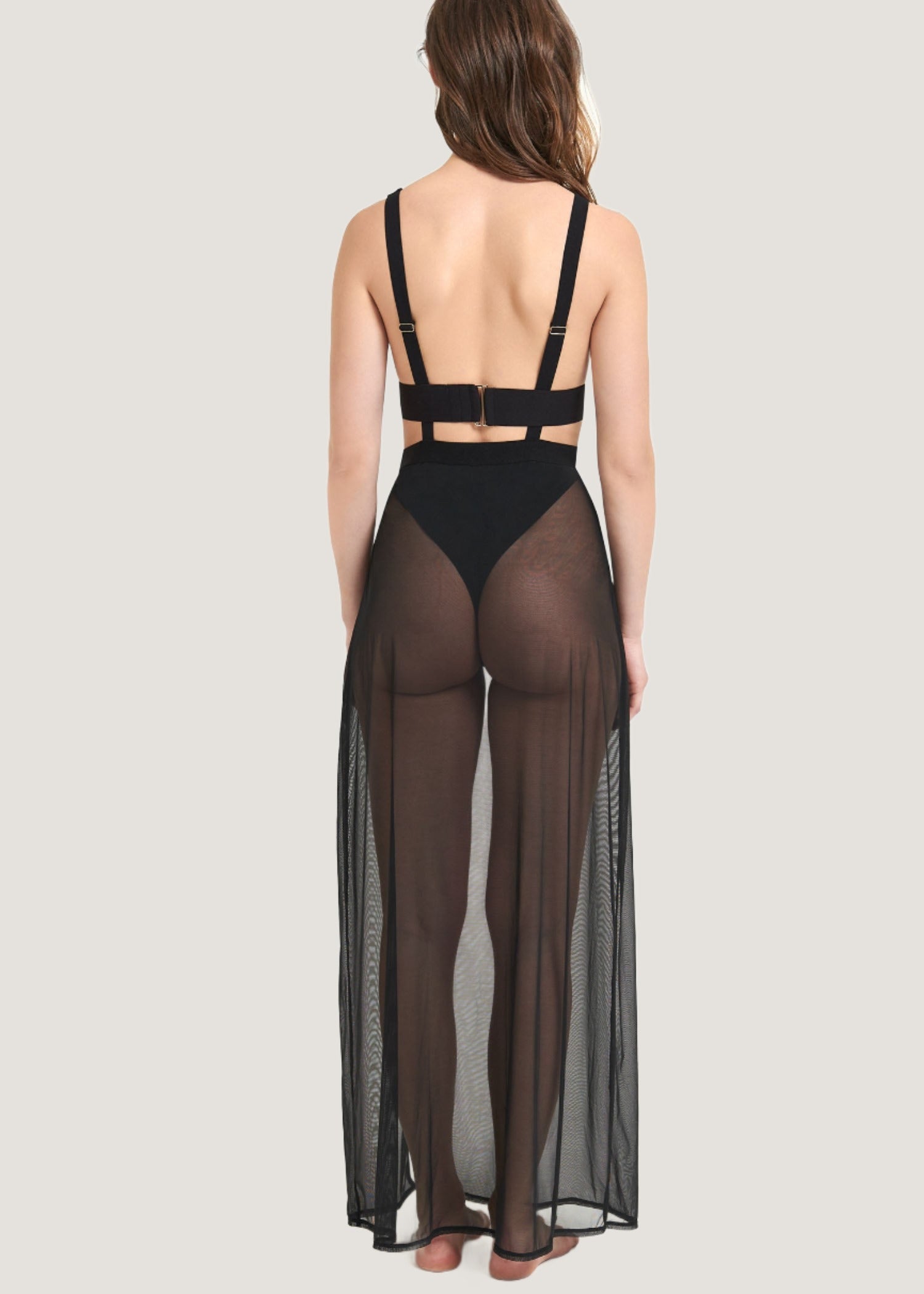 BLUEBELLA Topaz Long Chemise (Black)