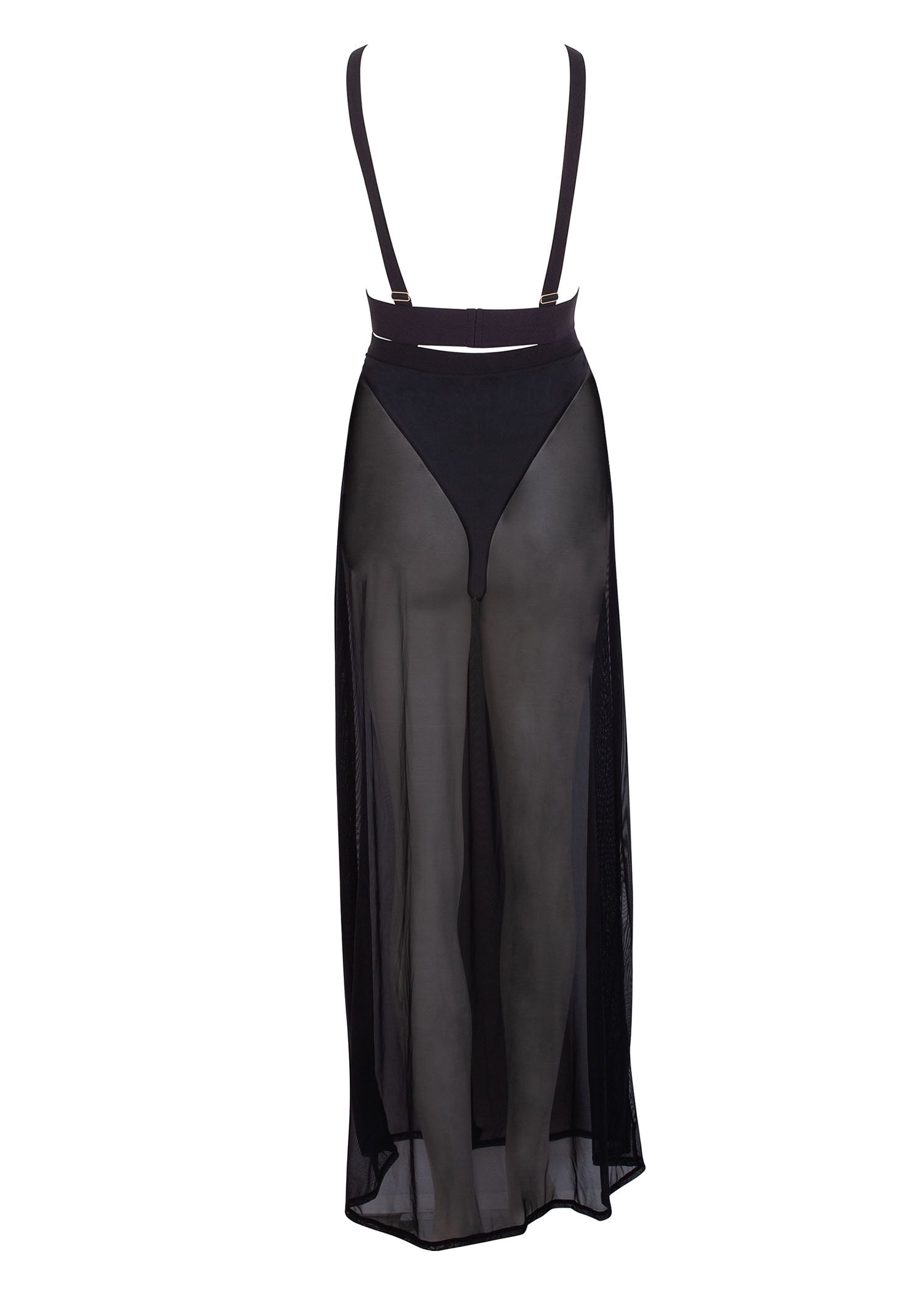 BLUEBELLA Topaz Long Chemise (Black)