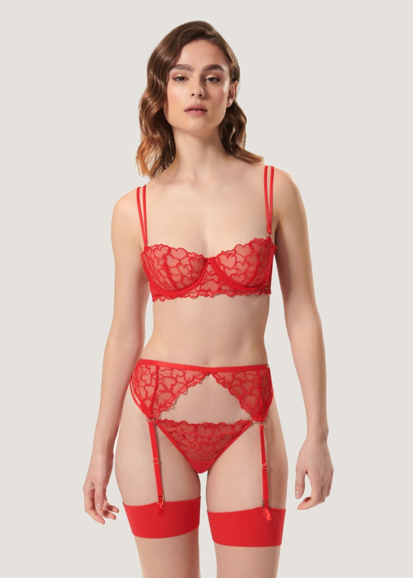BLUEBELLA Valentina Suspender (Red)
