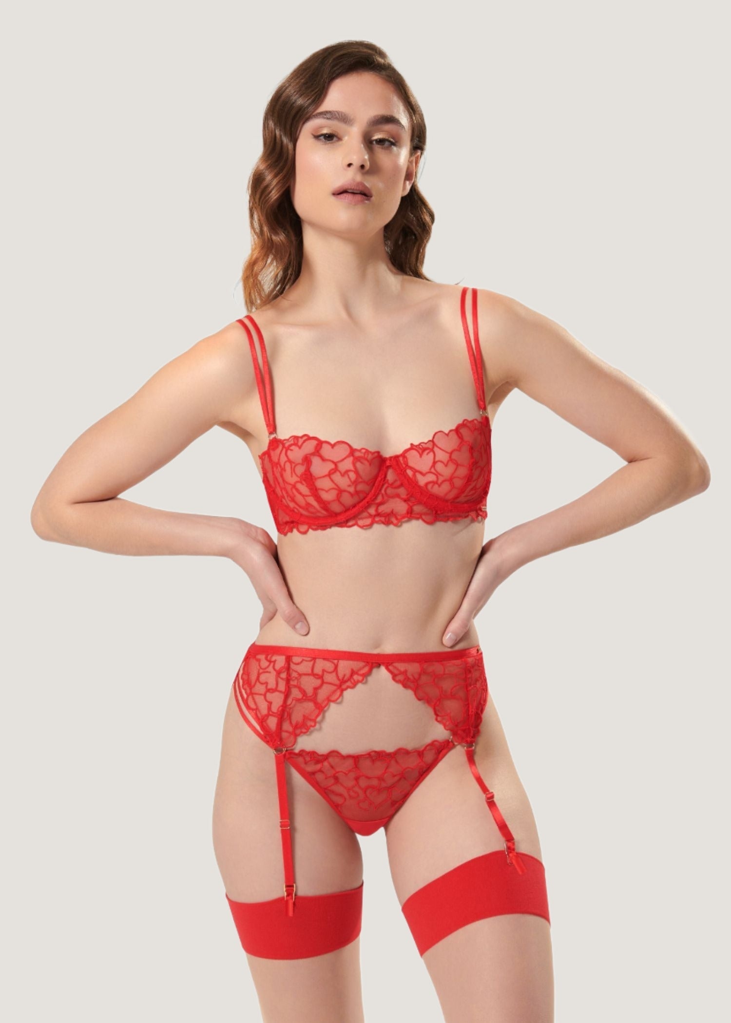 BLUEBELLA Valentina Suspender (Red)