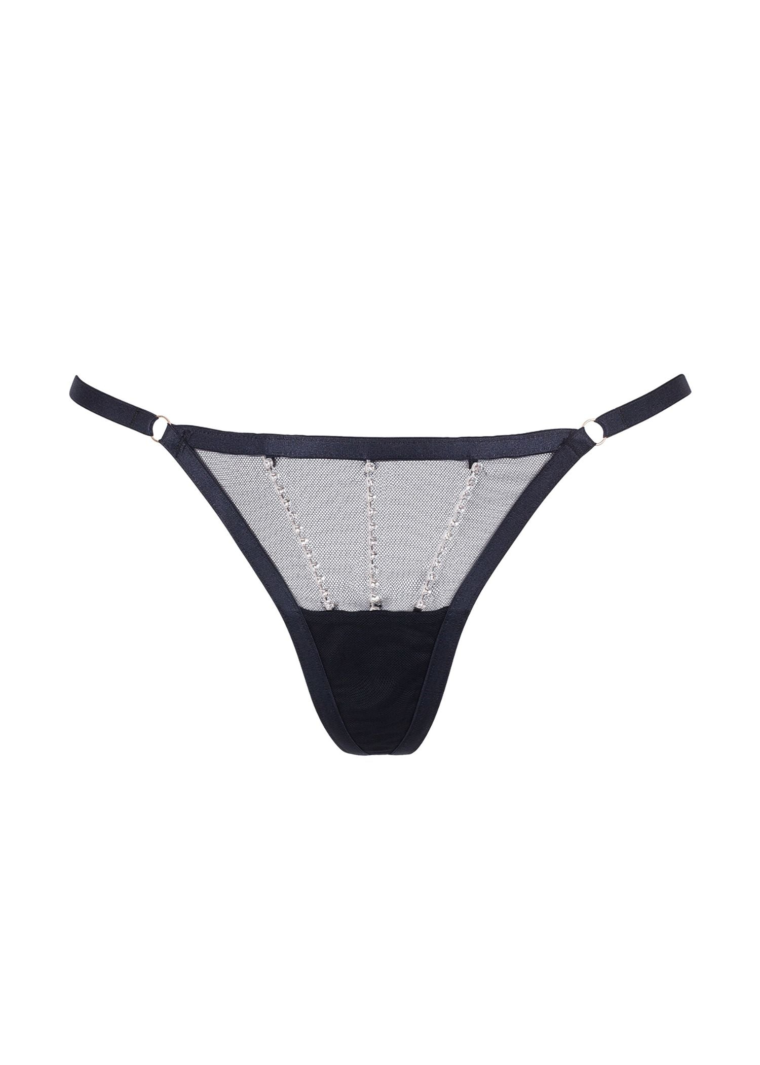 BLUEBELLA Zenn Thong (Black/Silver)